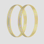 Adwitiya Women Set of 2 24 CT Gold-Plated Handcrafted Bangles