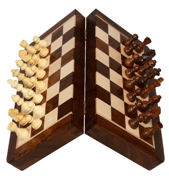 Wooden Magnetic Chess Board