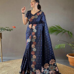 Kalini Woven Design Zari Kanjeevaram Saree