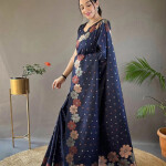 Kalini Woven Design Zari Kanjeevaram Saree