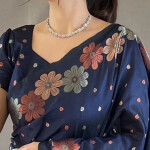 Kalini Woven Design Zari Kanjeevaram Saree