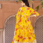 Floral Printed Regular Kurta With Sharara & With Dupatta