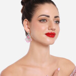 Zaveri Pearls Set Of 2 Gold-Plated Drop Earrings