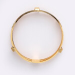 Set of 2 Gold Plated American Diamond-Studded Bangles